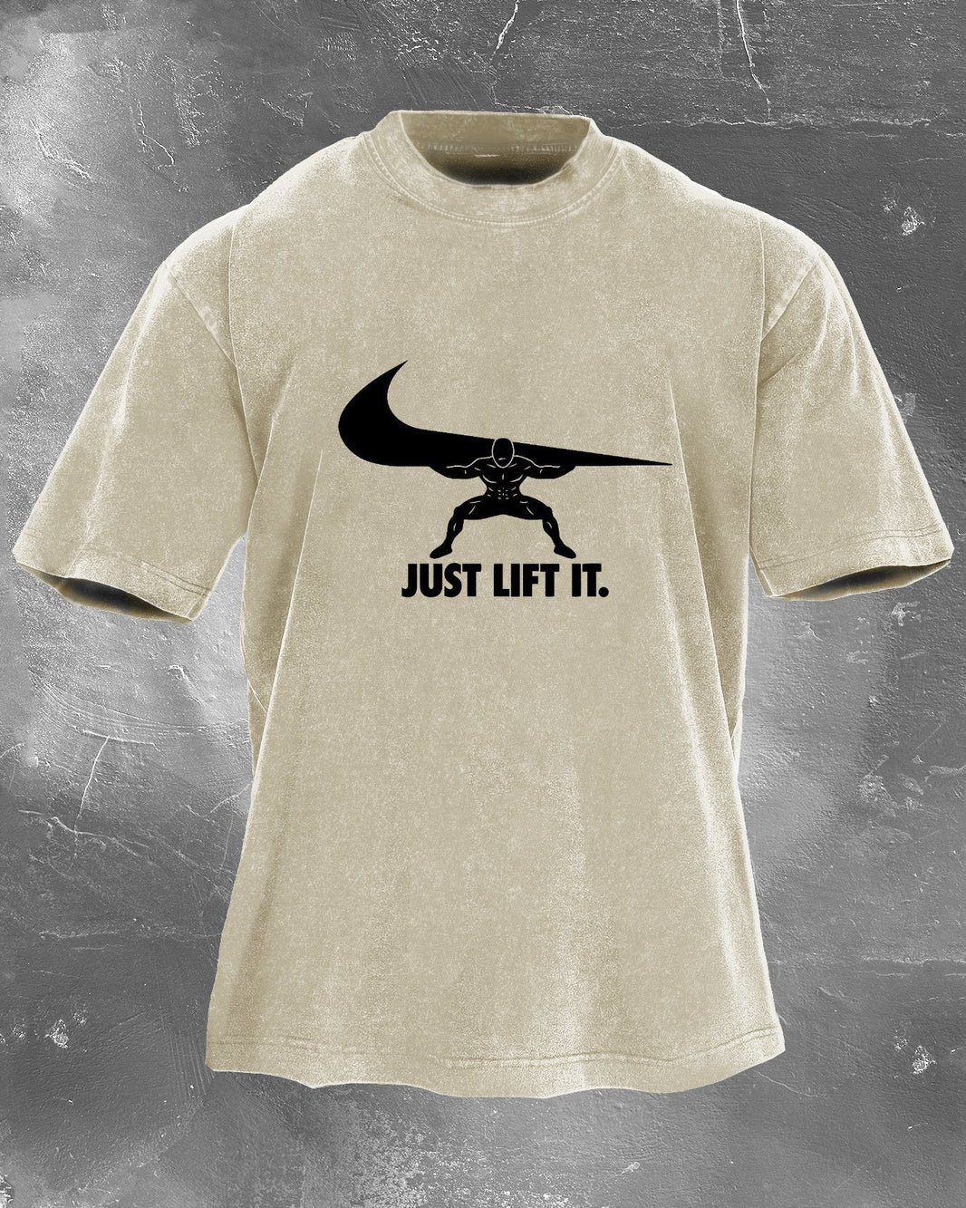JUST LIFT IT GESCHENDIGE T-SHIRT - Gymfit