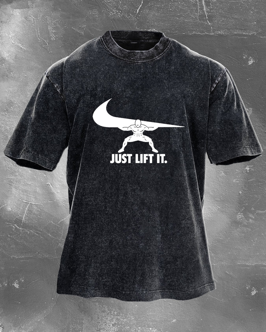JUST LIFT IT GESCHENDIGE T-SHIRT - Gymfit