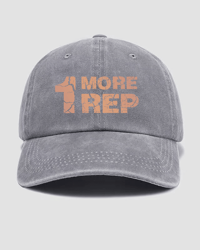 1 MORE REP Washed Cap - Ironfit