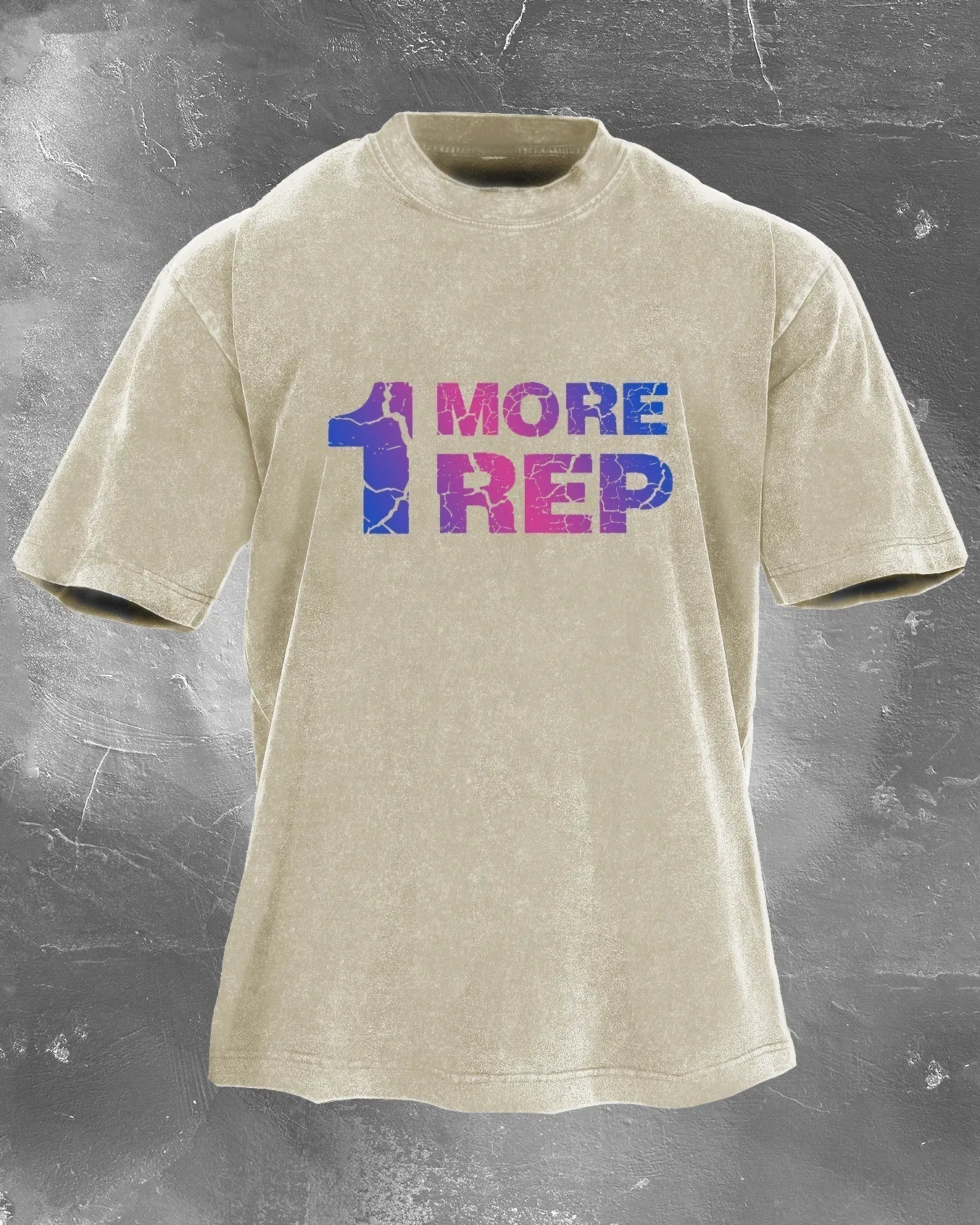 1 MORE REP WASHED T - SHIRT - Ironfit