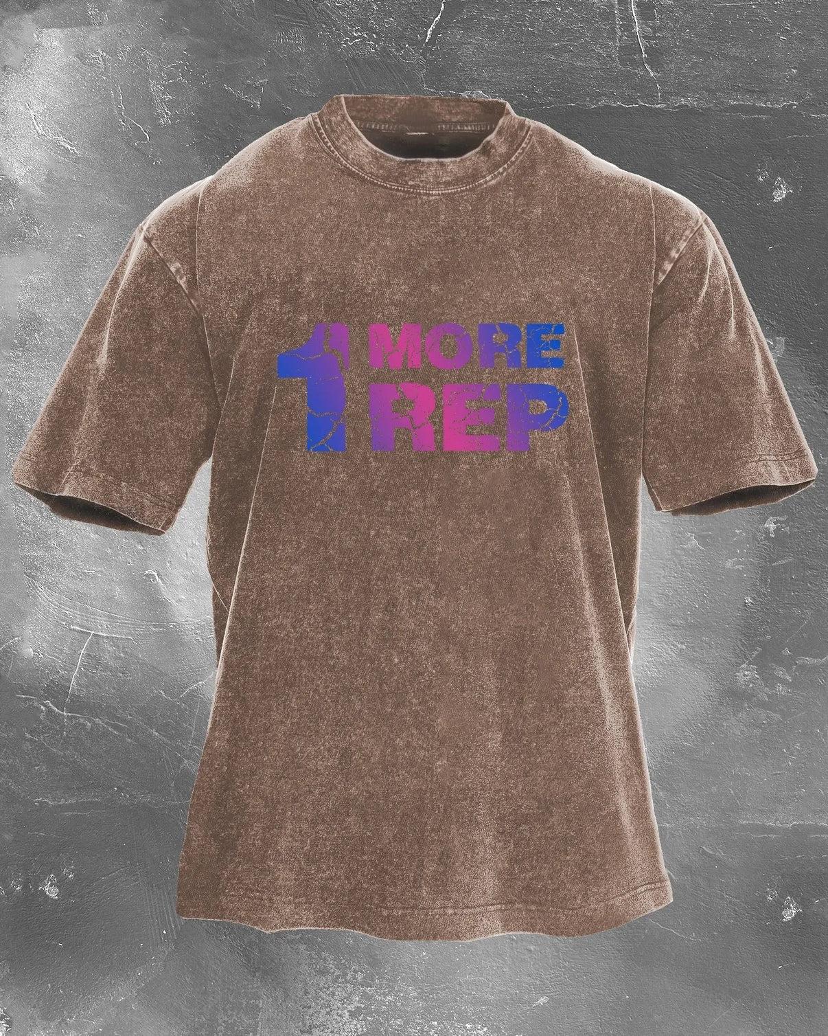 1 MORE REP WASHED T - SHIRT - Ironfit
