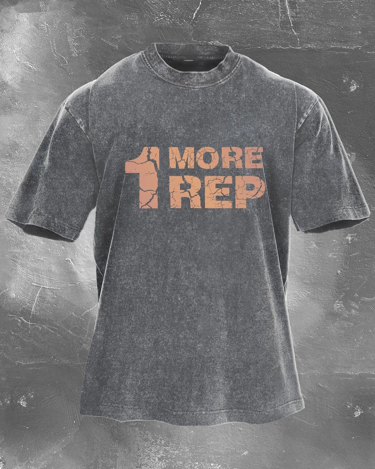 1 MORE REP WASHED T - SHIRT - Ironfit