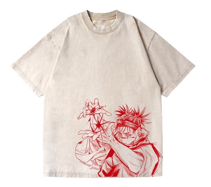 2 - SIDED CHOSO VINTAGE OVERSIZE T-shirt - Ironfit