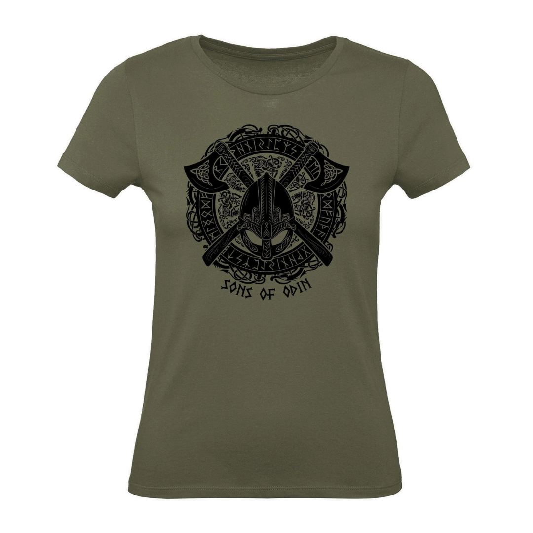 Sons Of Odin Helm Frauen T-Shirt