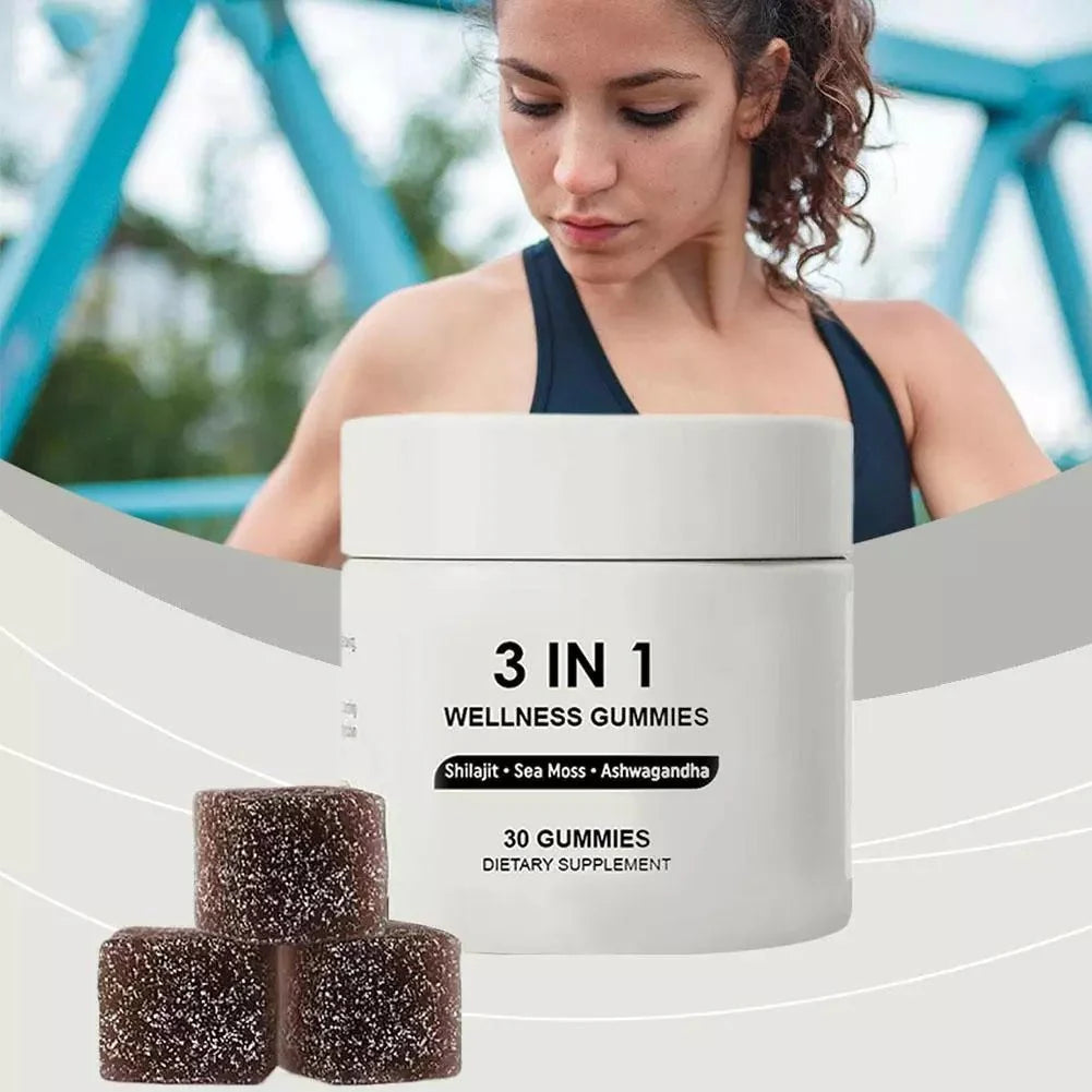 3 in 1 Wellness Gummies - Gymfit