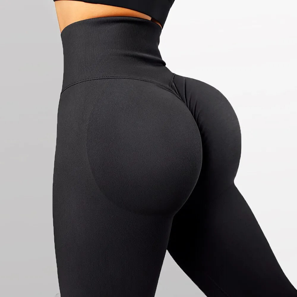 Seamless Leggings – hoher Bund und formende Passform