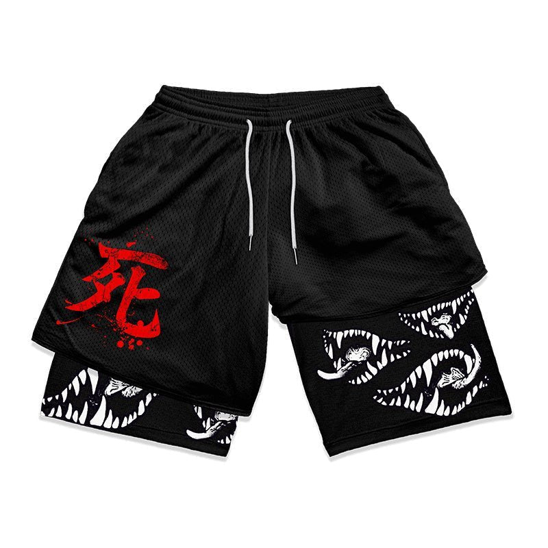 Anime Berserk 2 in 1 Gym shorts - Ironfit