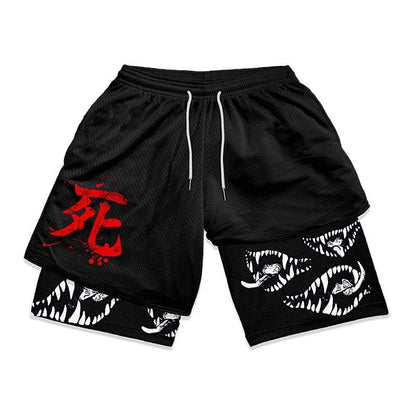 Anime Berserk 2 in 1 Gym shorts - Ironfit