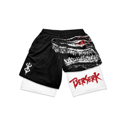 Anime Berserk Mesh Gym Shorts - Ironfit