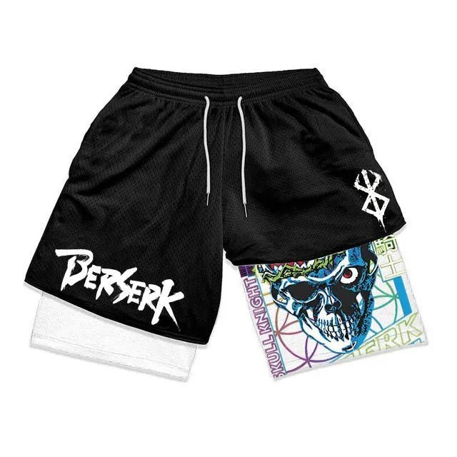 Anime Berserk Mesh Gym Shorts - Ironfit