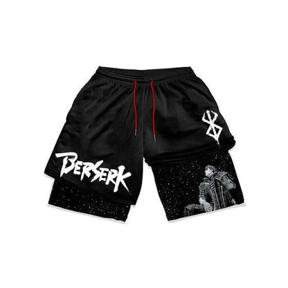 Anime Berserk Mesh Gym Shorts - Ironfit