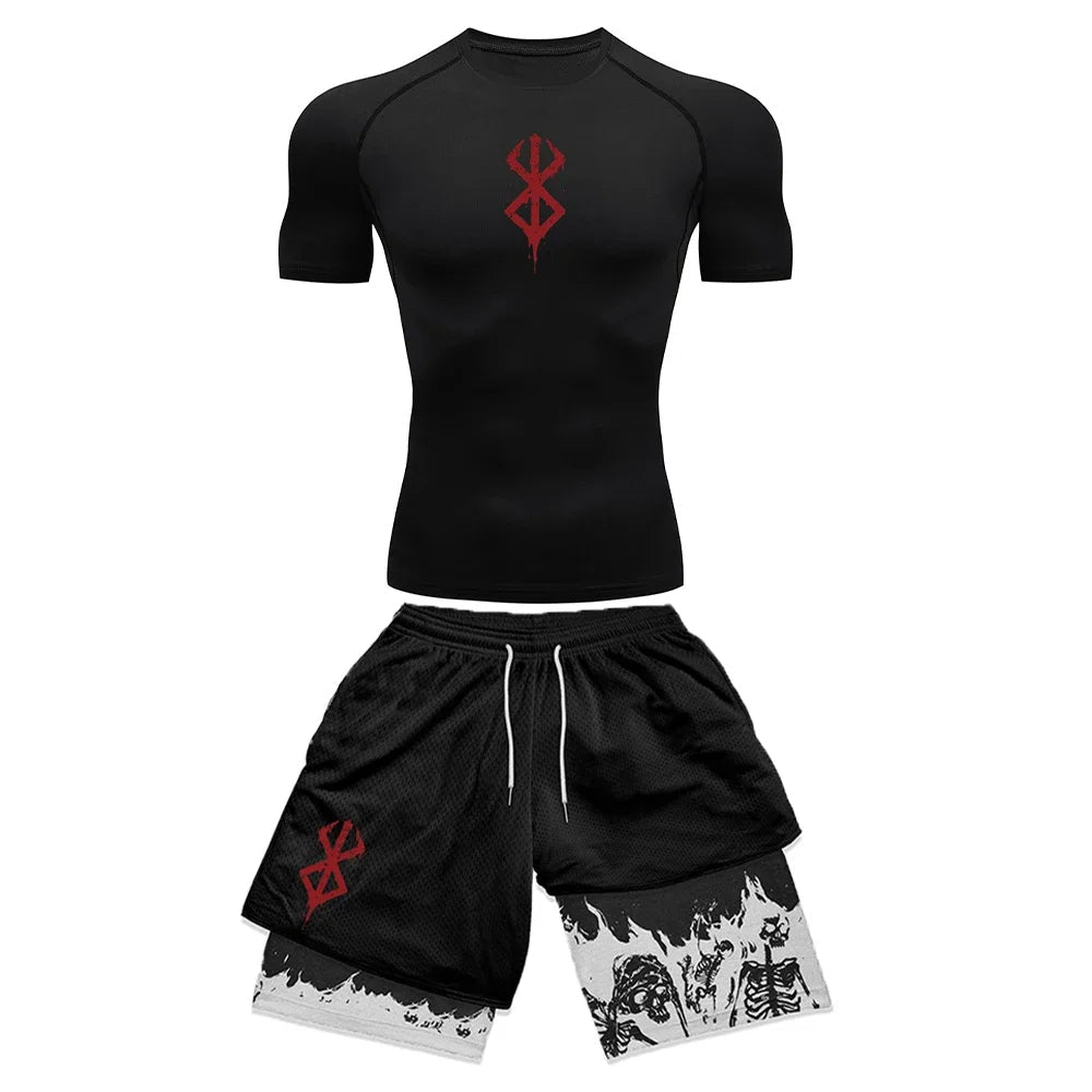 Anime Set T-shirt & Shorts - Ironfit