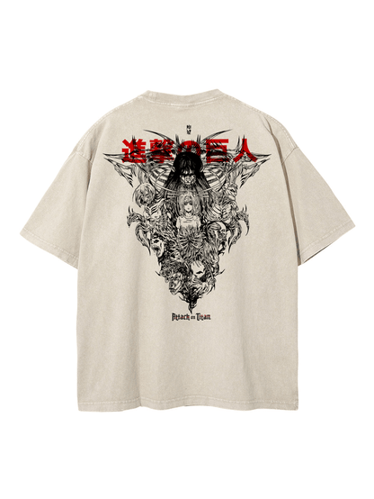AoT 'Freedom' 2 - Sided Vintage T-shirt - Ironfit