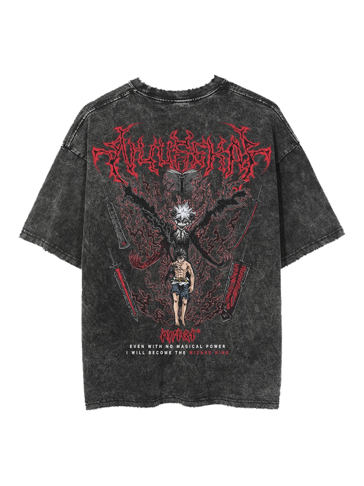 ASTA DEMON VINTAGE ÜBERGRÖßEN T-Shirt - Gymfit
