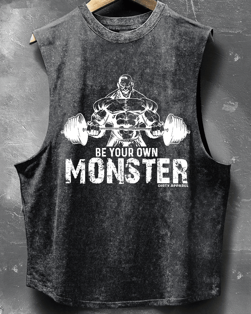 BE YOUR OWN MONSTER SLEEVELESS TANK - Ironfit