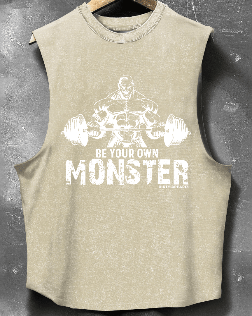 BE YOUR OWN MONSTER SLEEVELESS TANK - Ironfit