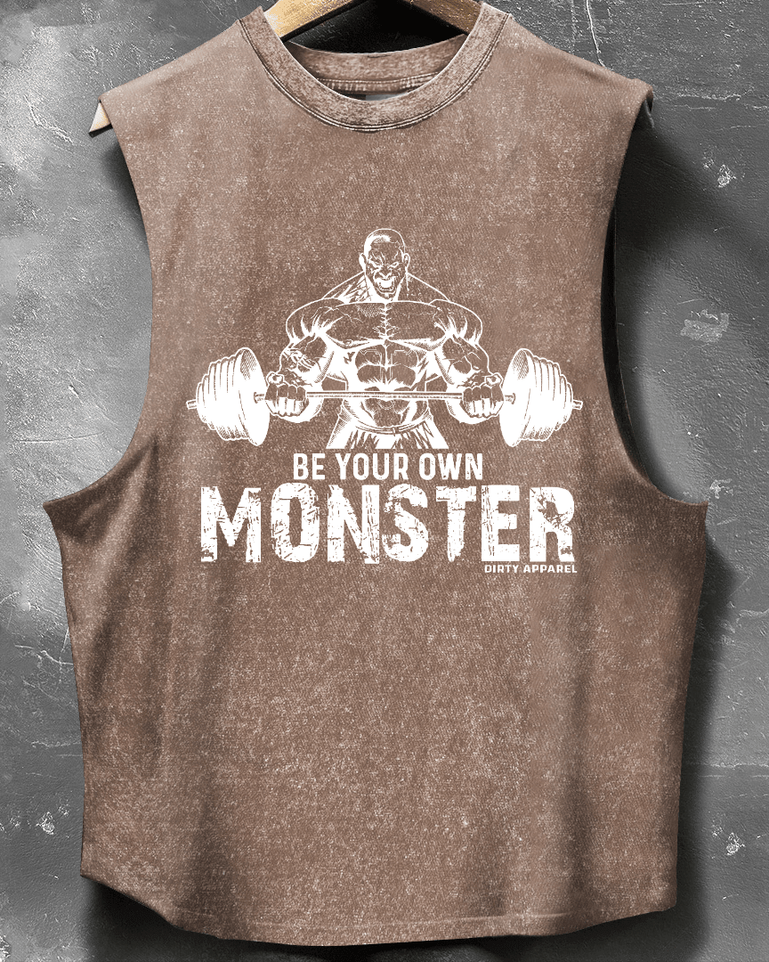BE YOUR OWN MONSTER SLEEVELESS TANK - Ironfit