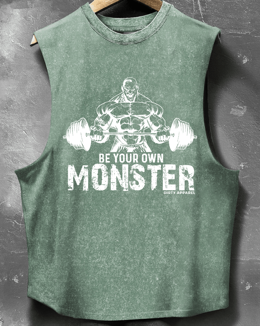 BE YOUR OWN MONSTER SLEEVELESS TANK - Ironfit