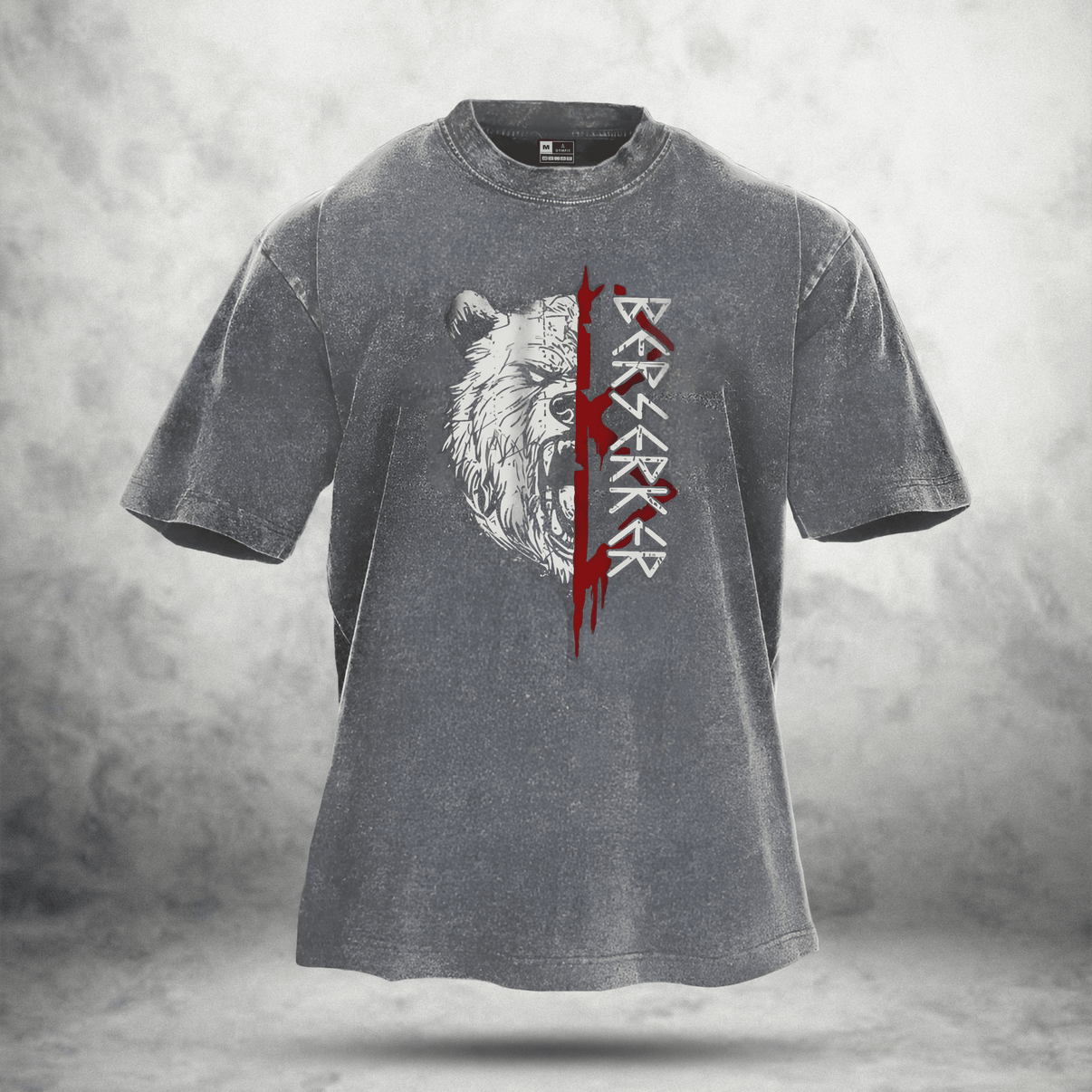 BEAR RITUAL WASHED T - SHIRT - Ironfit