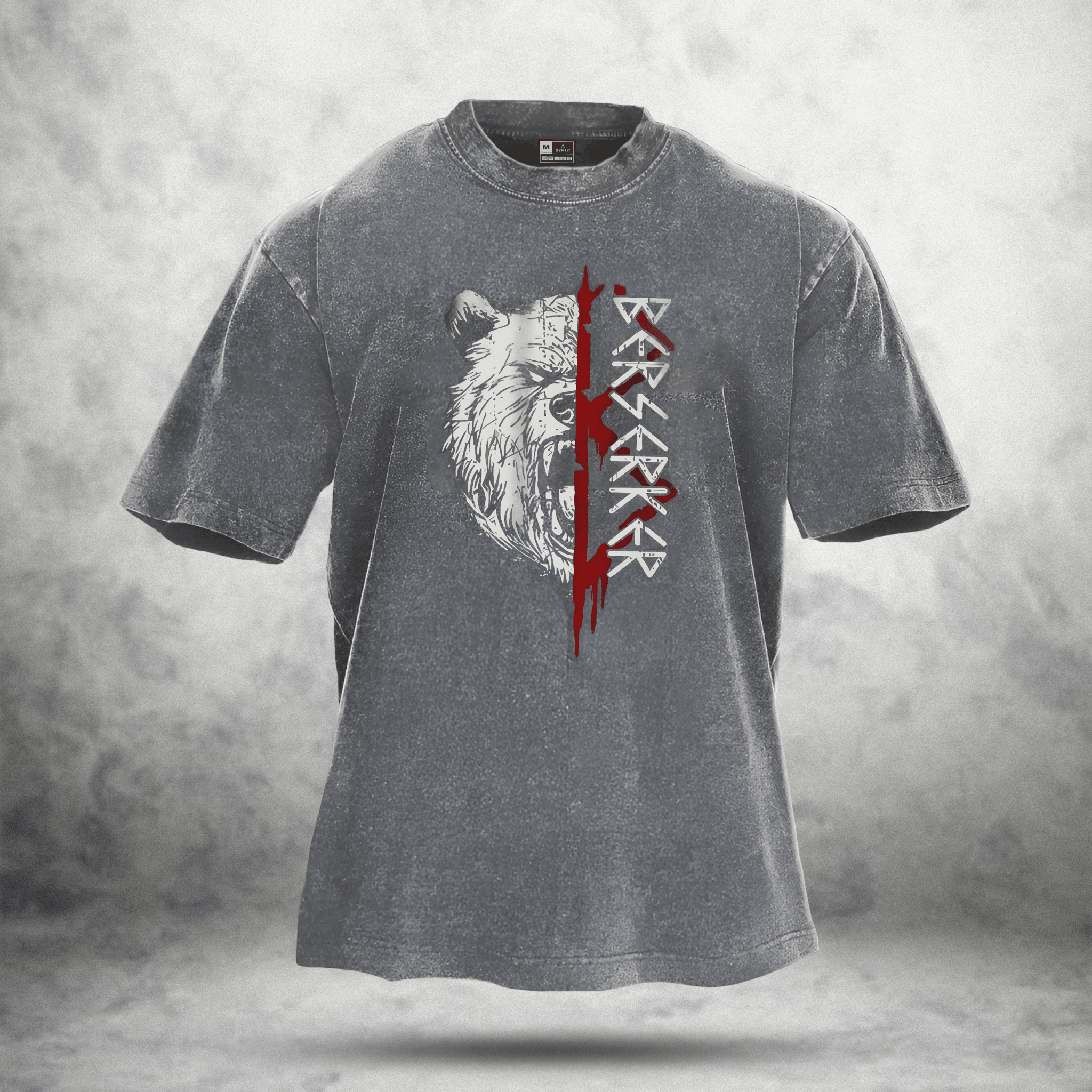 BEAR RITUAL WASHED T - SHIRT - Ironfit