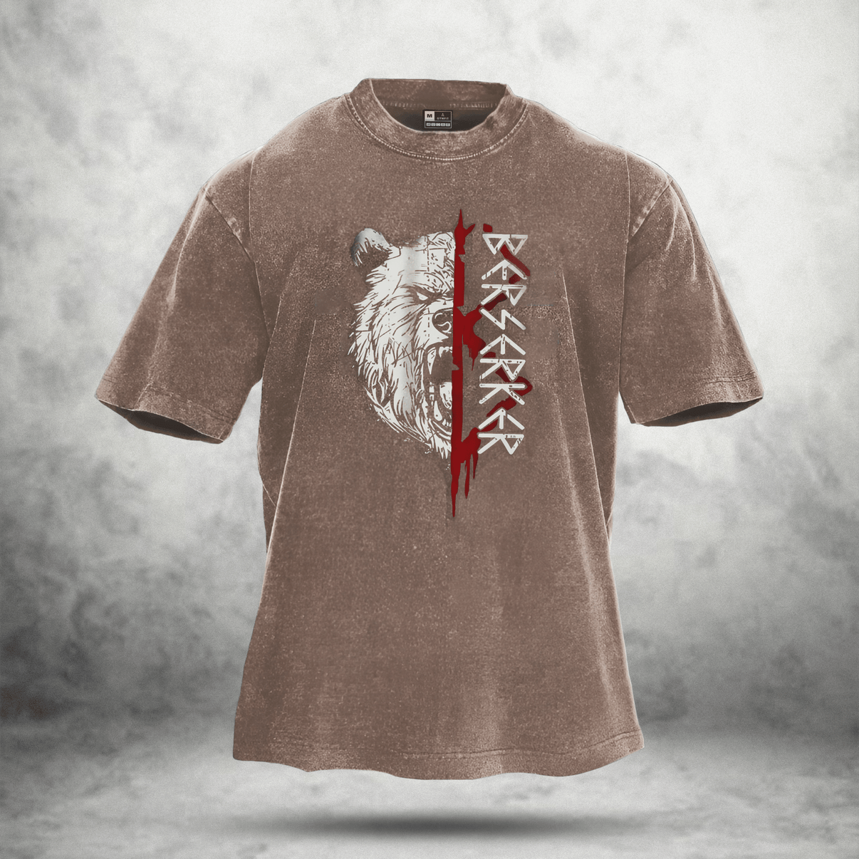 BEAR RITUAL WASHED T - SHIRT - Ironfit