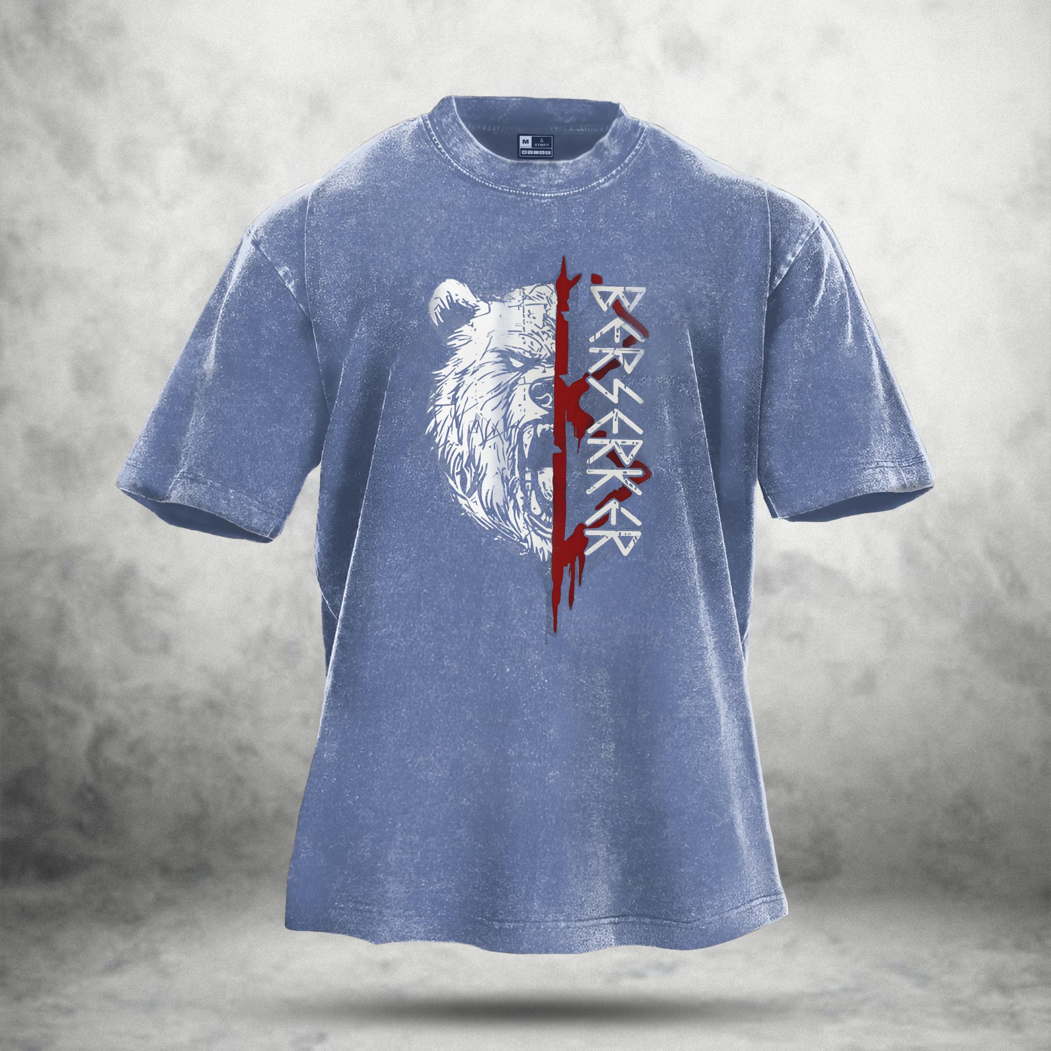BEAR RITUAL WASHED T - SHIRT - Ironfit