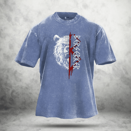 BEAR RITUAL WASHED T - SHIRT - Ironfit
