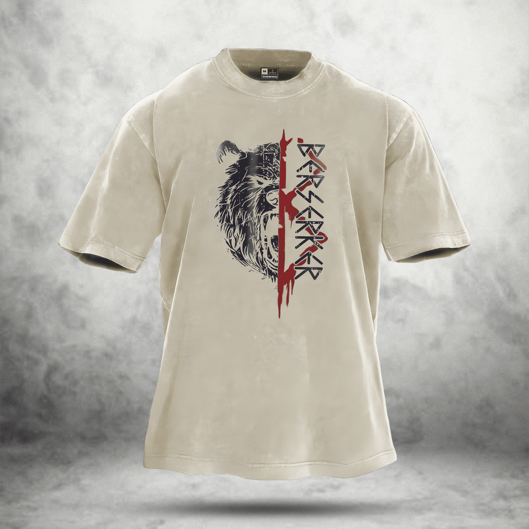 BEAR RITUAL WASHED T - SHIRT - Ironfit