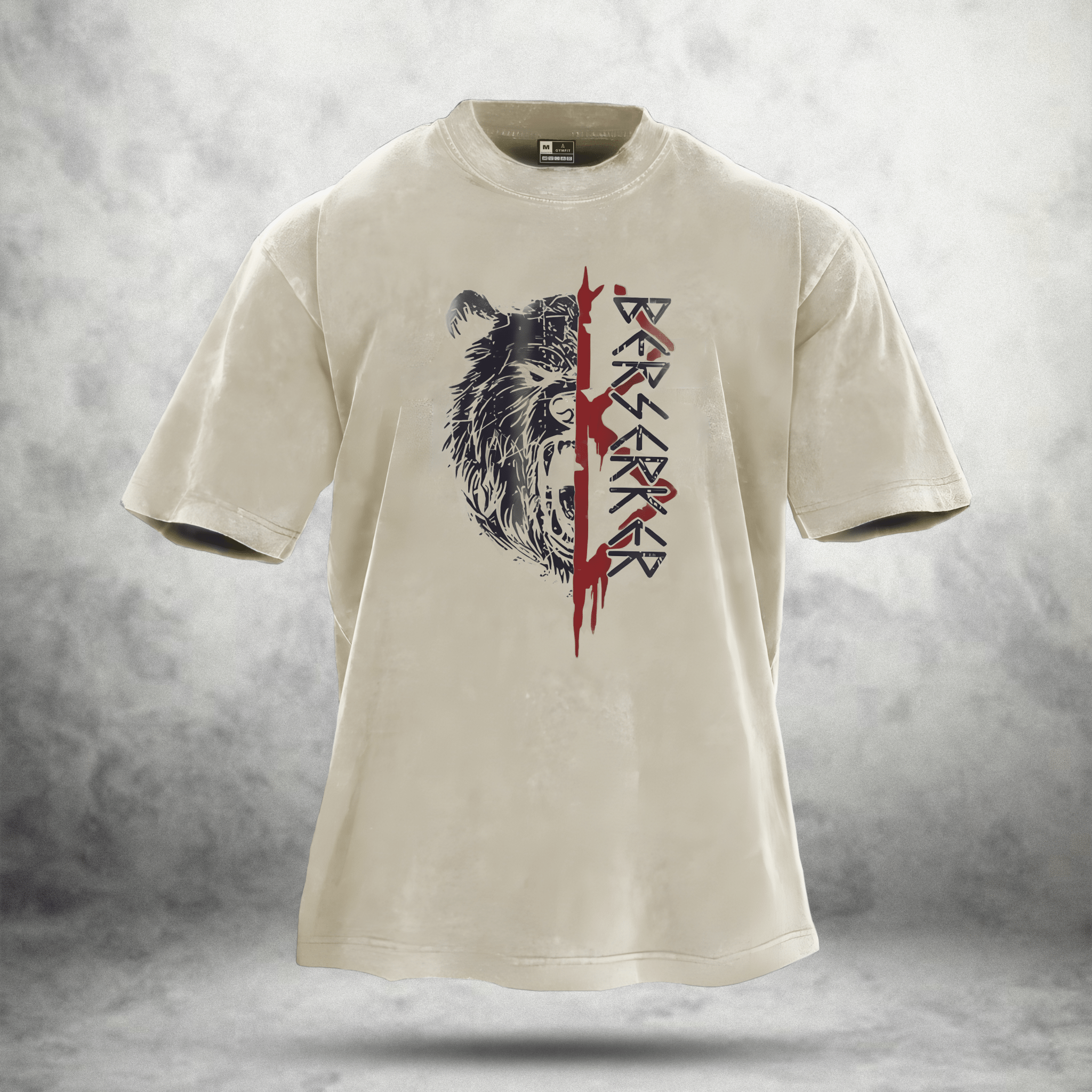 BEAR RITUAL WASHED T - SHIRT - Ironfit
