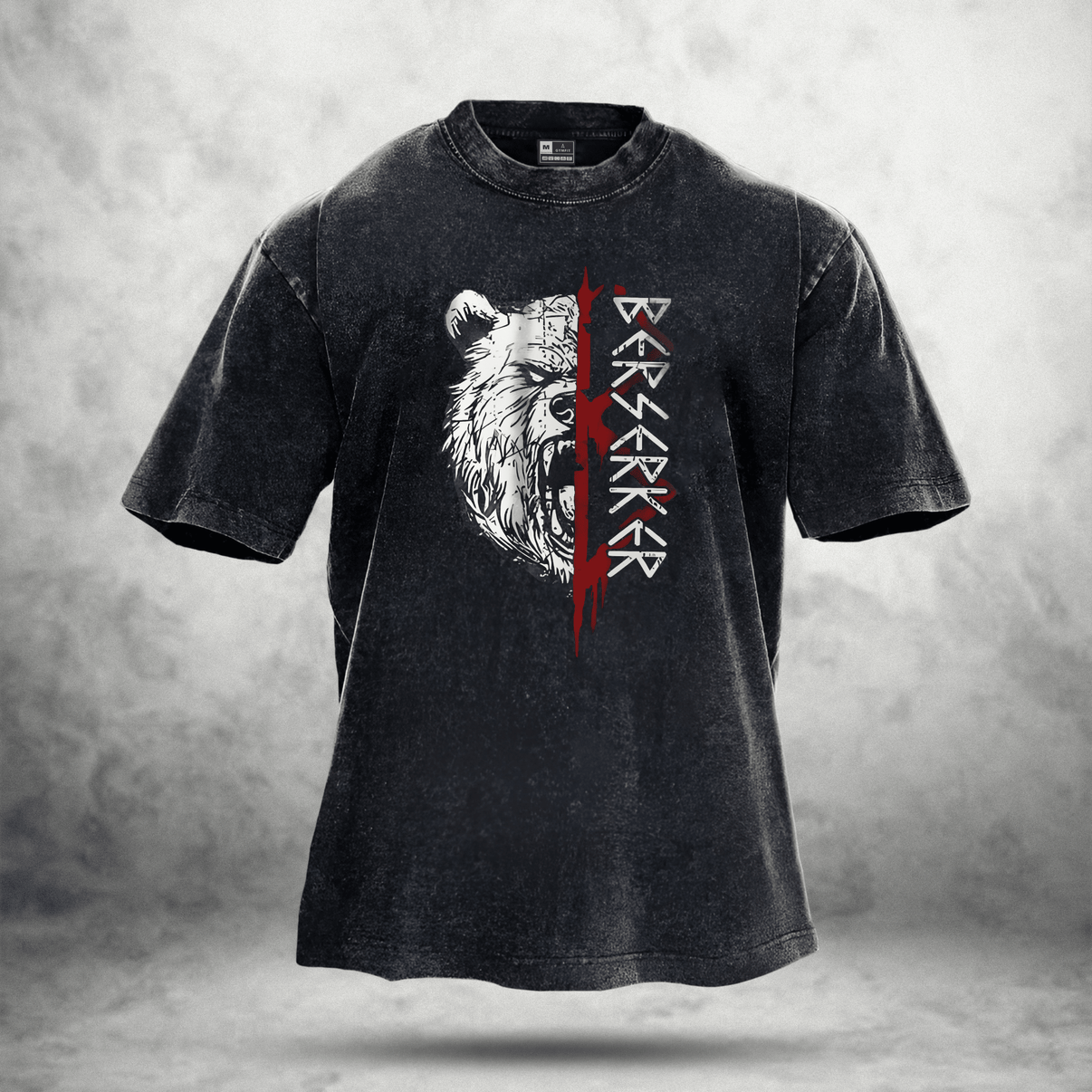 BEAR RITUAL WASHED T - SHIRT - Ironfit