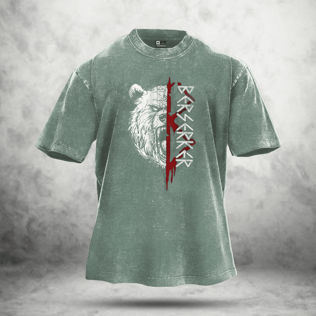 BEAR RITUAL WASHED T - SHIRT - Ironfit