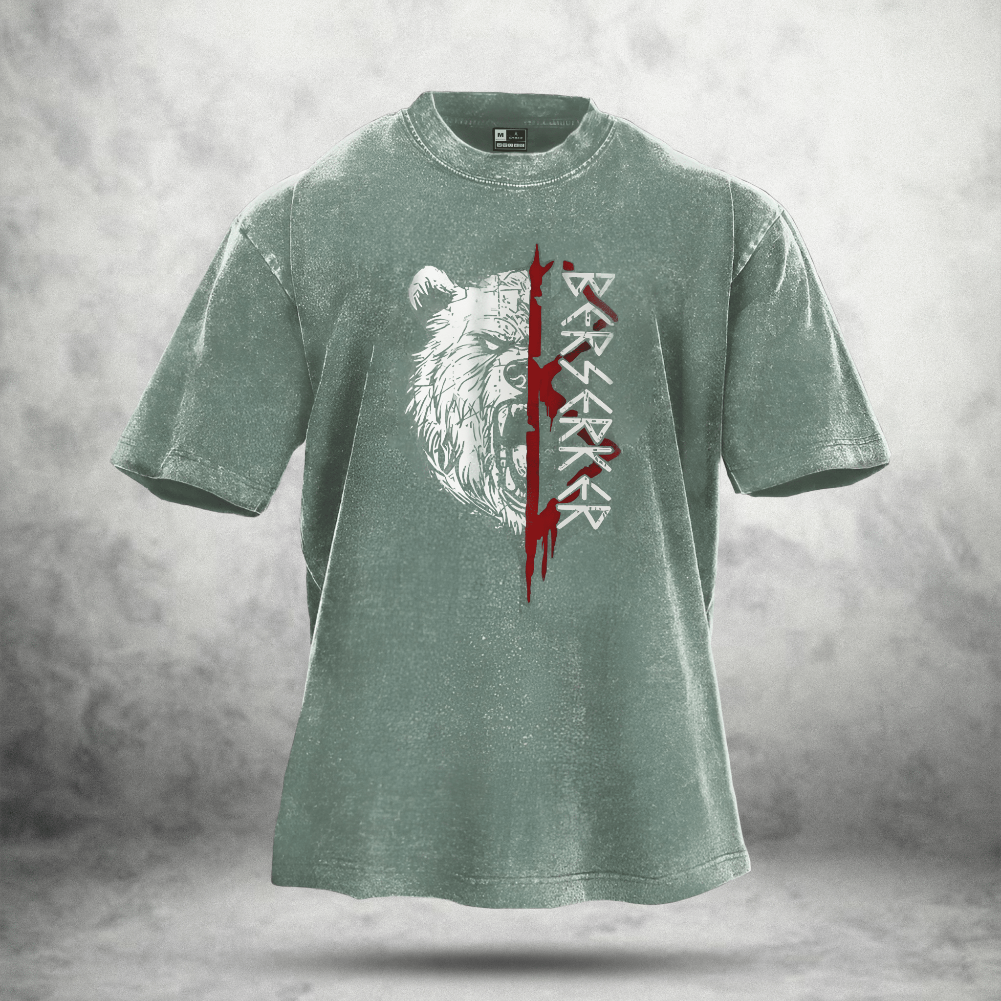 BEAR RITUAL WASHED T - SHIRT - Ironfit