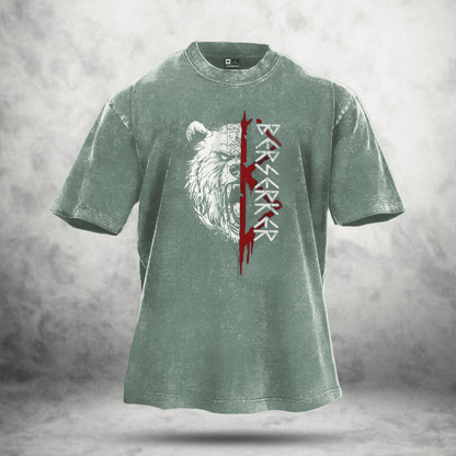 BEAR RITUAL WASHED T - SHIRT - Ironfit