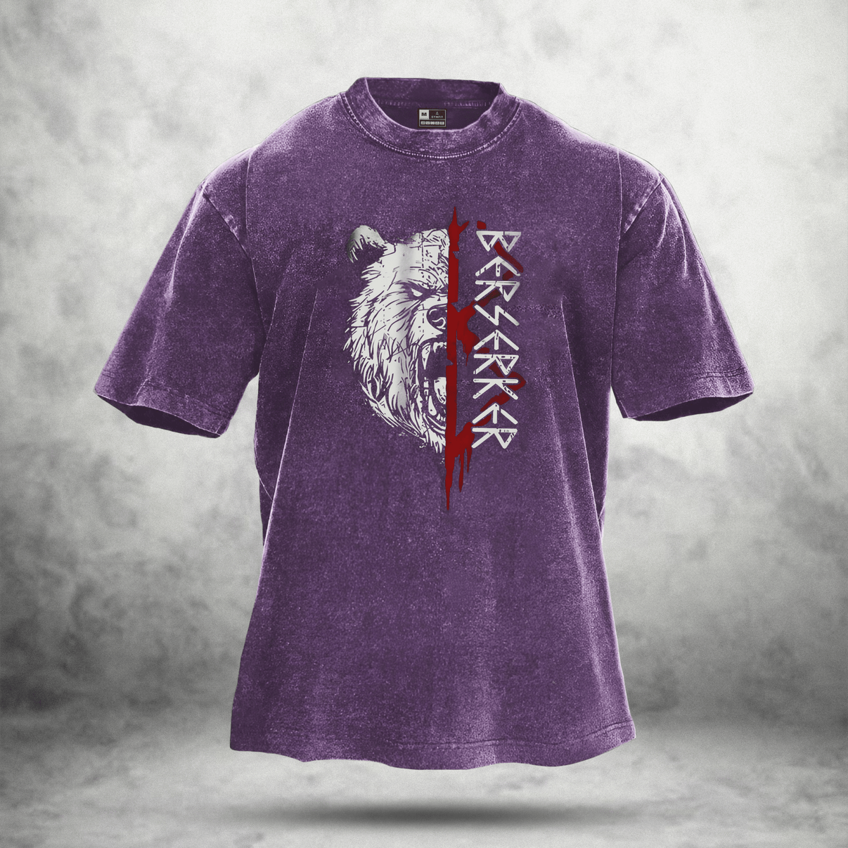 BEAR RITUAL WASHED T - SHIRT - Ironfit