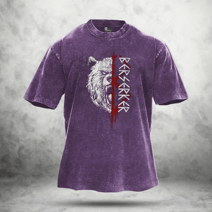 BEAR RITUAL WASHED T - SHIRT - Ironfit