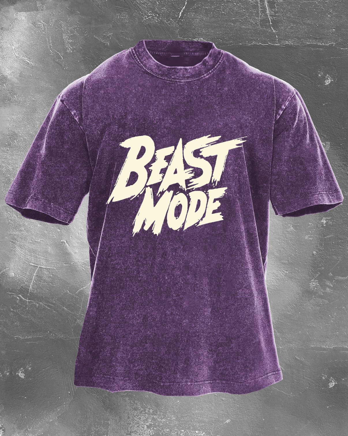 Beast Mode Herren gewaschenes T-Shirt - Gymfit