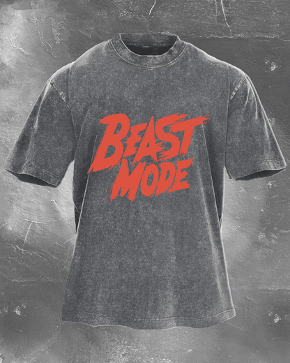 BEAST MODE WASHED T - SHIRT - Ironfit
