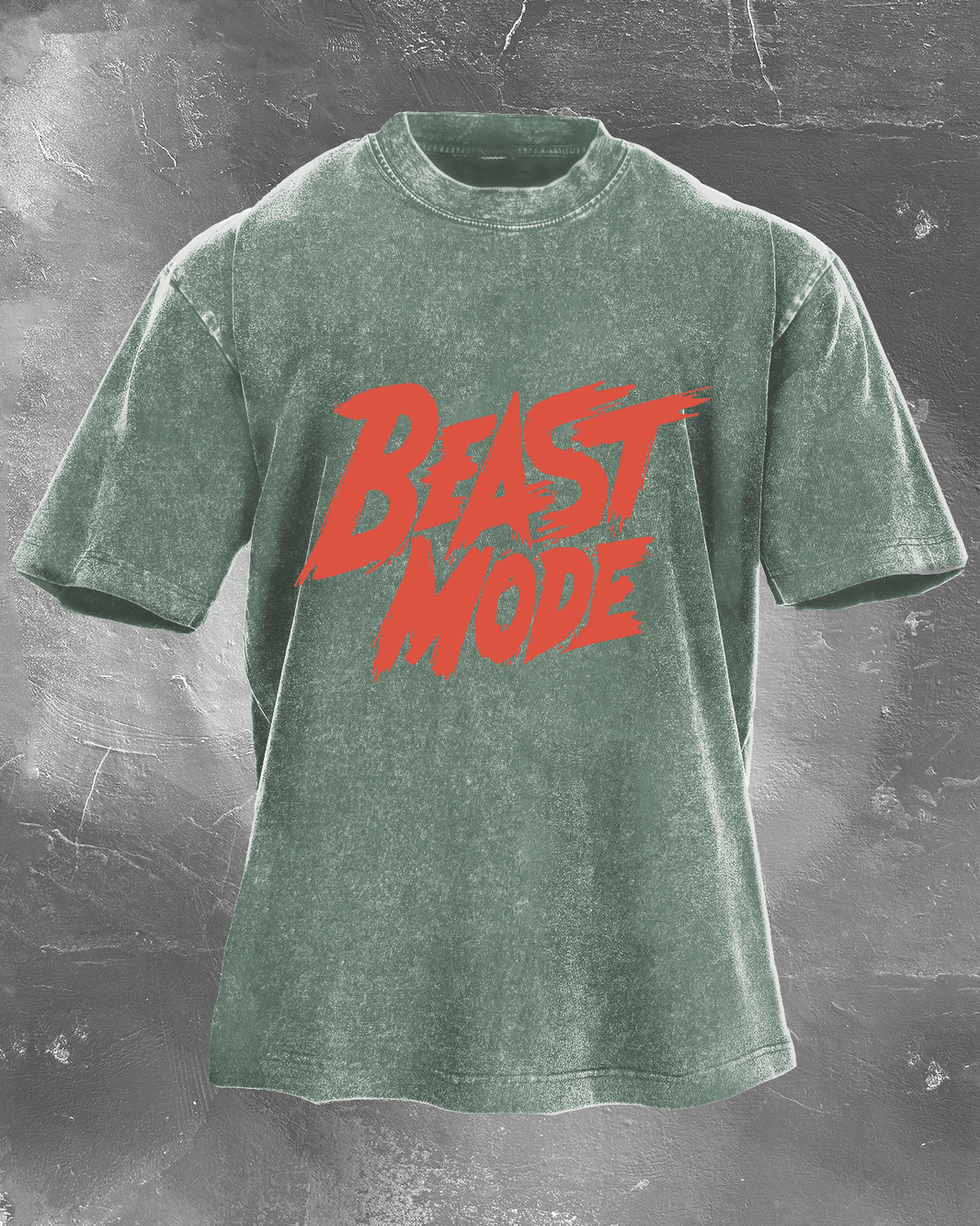 BEAST MODE WASHED T - SHIRT - Ironfit