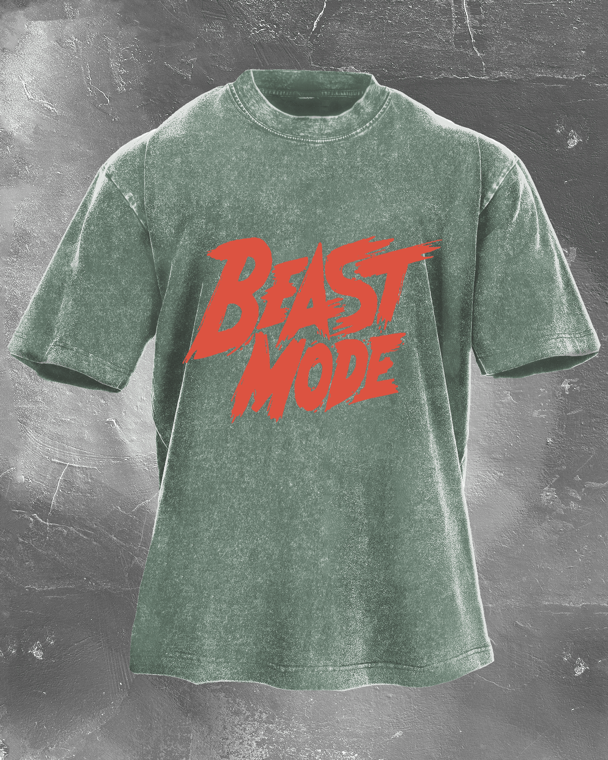 BEAST MODE WASHED T - SHIRT - Ironfit