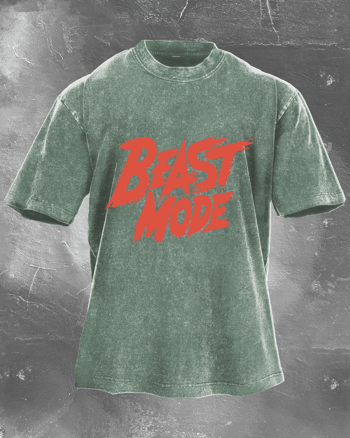 BEAST MODE WASHED T - SHIRT - Ironfit