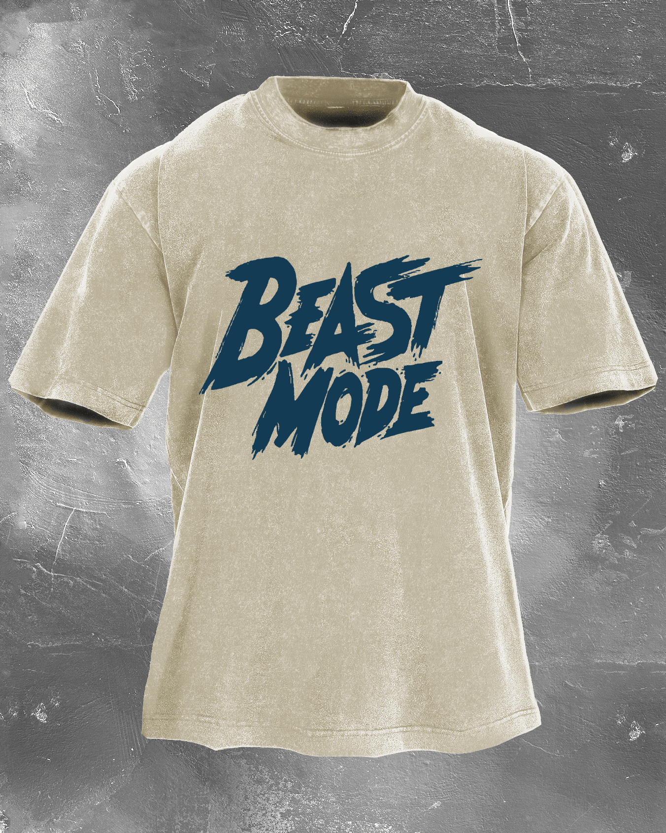 BEAST MODE WASHED T - SHIRT - Ironfit