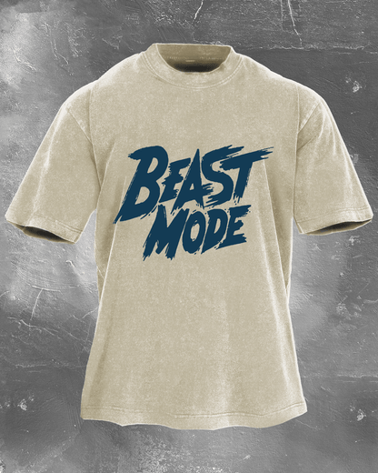 BEAST MODE WASHED T - SHIRT - Ironfit
