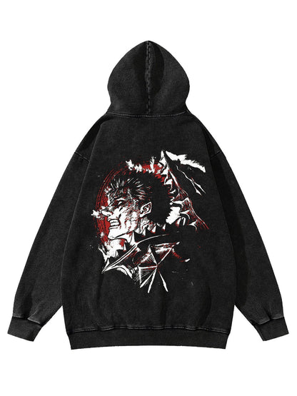 BERSERK GUTS VINTAGE HOODIE - Ironfit