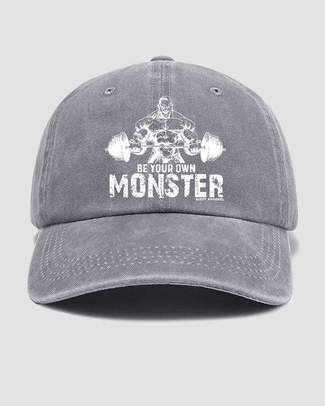 BY YOUR OWN MONSTER Washed Cap - Ironfit