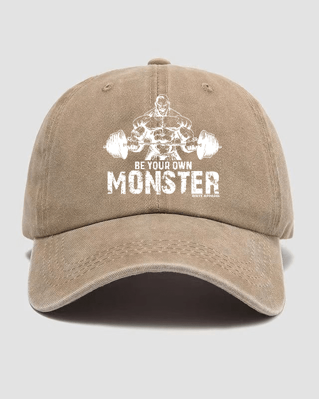 BY YOUR OWN MONSTER Washed Cap - Ironfit