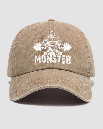 BY YOUR OWN MONSTER Washed Cap - Ironfit