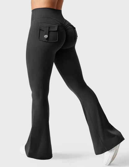 Cargo Flare Fitness Leggings - Ironfit