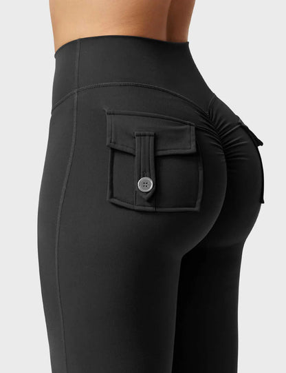 Cargo Flare Fitness Leggings - Ironfit
