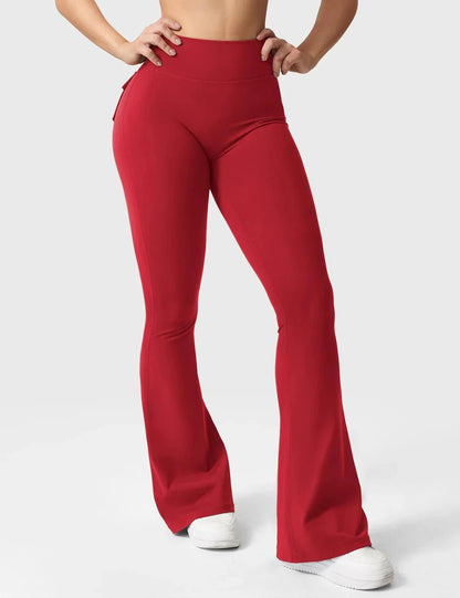 Cargo Flare Fitness Leggings - Ironfit