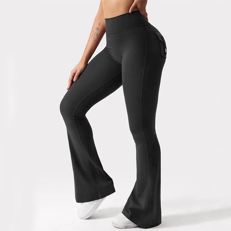 Cargo Flare Fitness Leggings - Ironfit